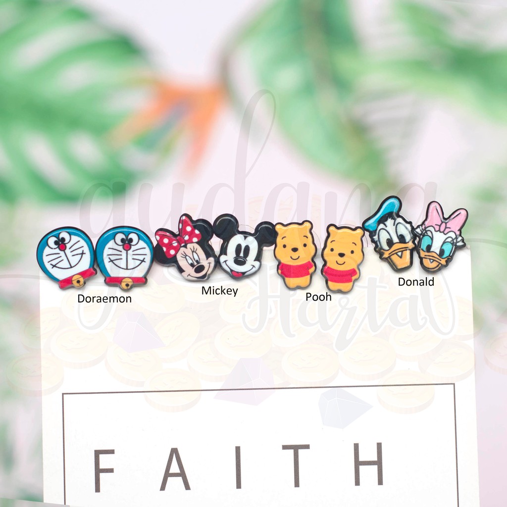 Anting Stud Anak Karakter/Anting Simple Lucu Unik GH 203639