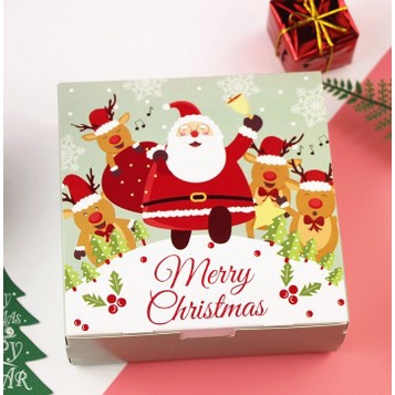 

Box Gift Natal 14 x 14 x 5 / Packaging Kue Natal Merry Christmas