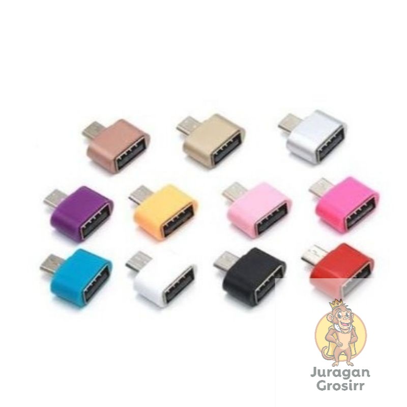 JG - OTG MINI - V8 - OTG MINI NON KABEL - PERSEGI Micro USB Port Konektor Non Kabel MURAH CONNECTOR