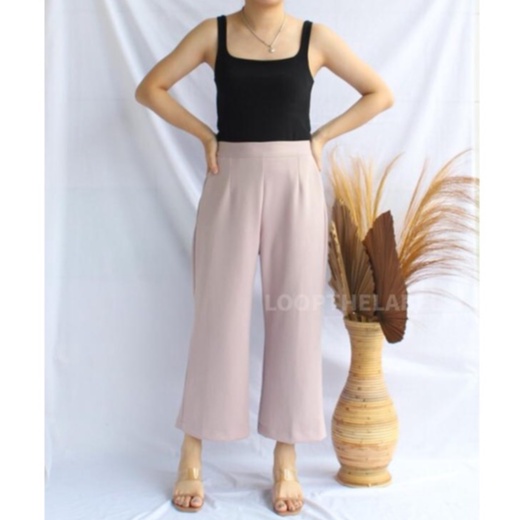 MOSSA CULLOTE PANTS - Celana Kulot Wanita / Celana Kantor / Celana Formal / Celana Panjang Wanita-2