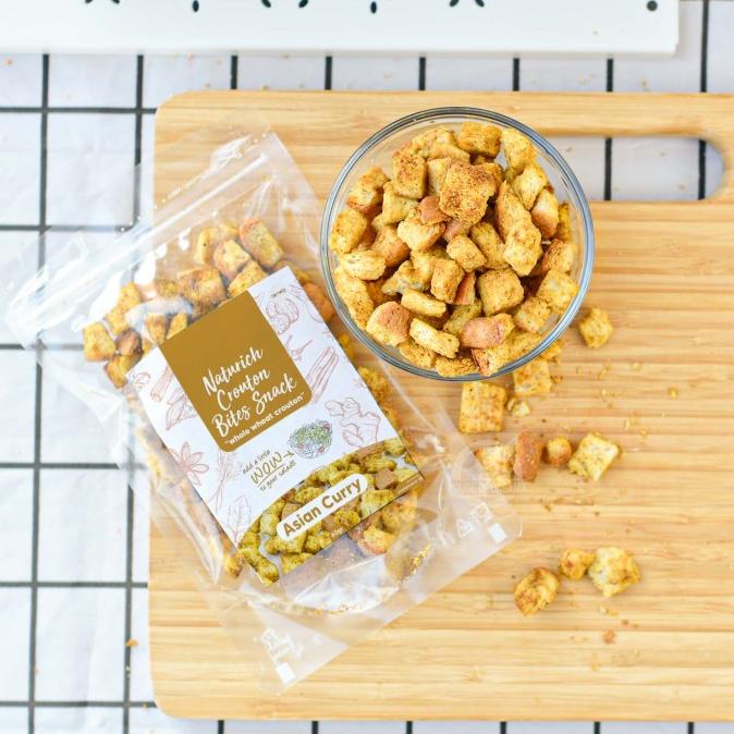 

Simply Premium Crouton Bites Snack Asian Curry 60 Gr