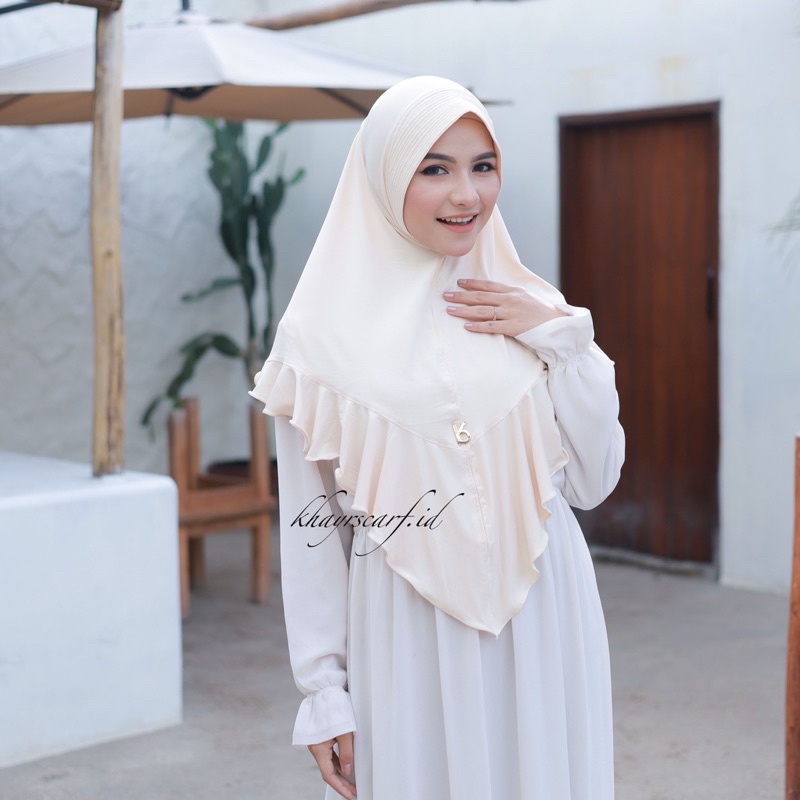 Khimar Alena Jersey Premium oleh oleh umroh dan haji