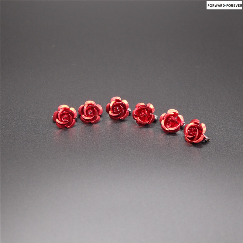 6pcs new style rose flower pin Tudung safety pin M70022