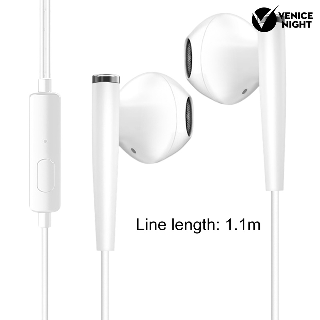 (VNEP) (Berkabel) Earphone In ear Super Bass Ergonomis Dengan Kabel Jack 3.5mm