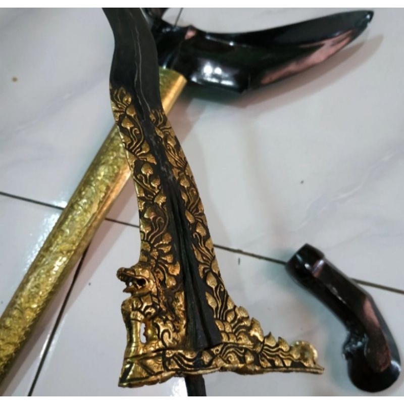 Keris Singo Barong Luk 7 Kinatah Kamardikan
