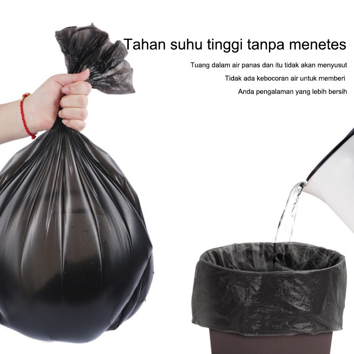 COD❤️Kantong Plastik Sampah Hitam Trash Bag Trashbag Tempat Sampah Plastik Garbage Bag