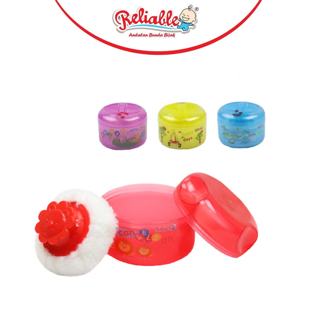 RELIABLE MURAH TEMPAT BEDAK BAYI  SUSUN DOUBLE  / BULAT SINGLE POWDER CASE RTB400 RTB100 RTB300 RTB10500 POWDER CASE