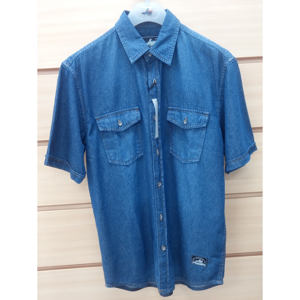 Kemeja Jeans/LEA/5/Kemeja Denim/Kemeja pria