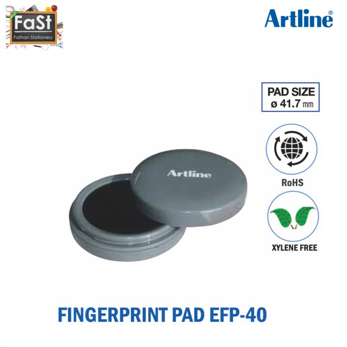 

Cantik Finger Stamp Pad Artline / Sidik Jari Efp-40 Original Hemat