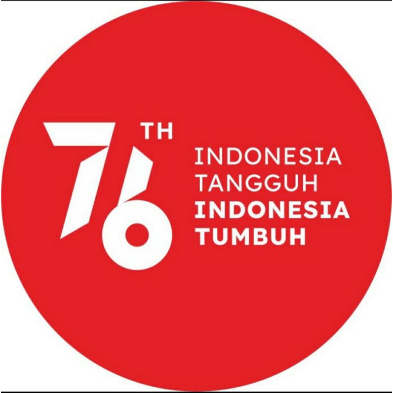 

STIKER VINYL LOGO HUT RI 76 - 10x10cm