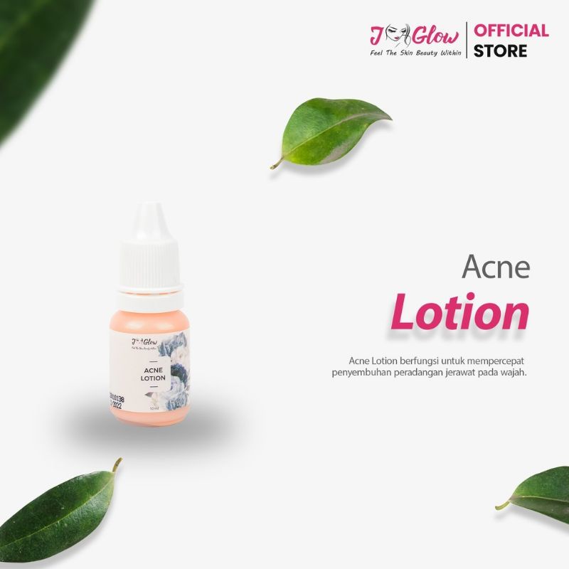 Jglow Skincare Paket Acne Sulfur Whitening Cream Skin glowing Perawatan Wajah Jerawat Meradang Bpom-6