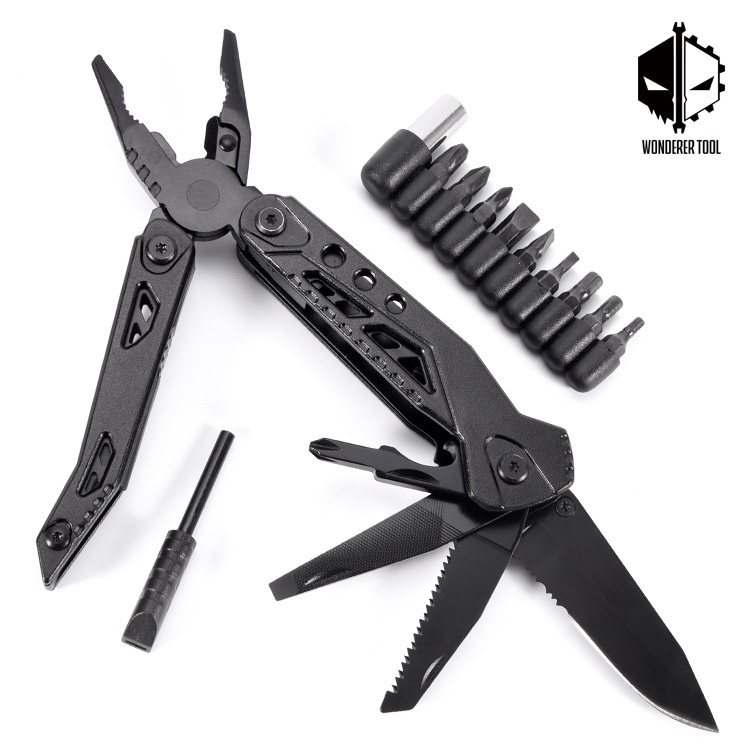 WONDERER TOOL MQ034-H3 11 in 1 Multitools Survival Camping Folding Tool