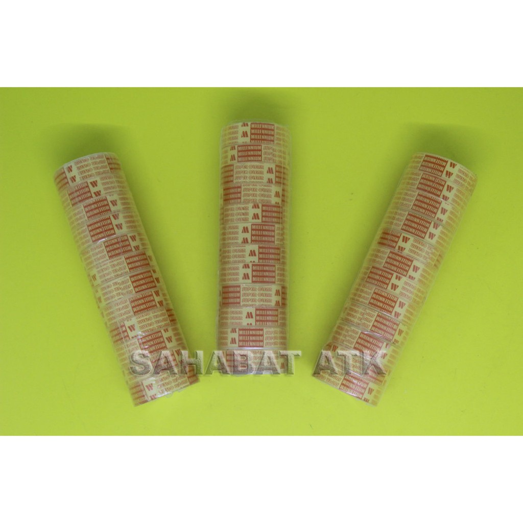 

Millinium Selotape Roll Kecil - 12 mm