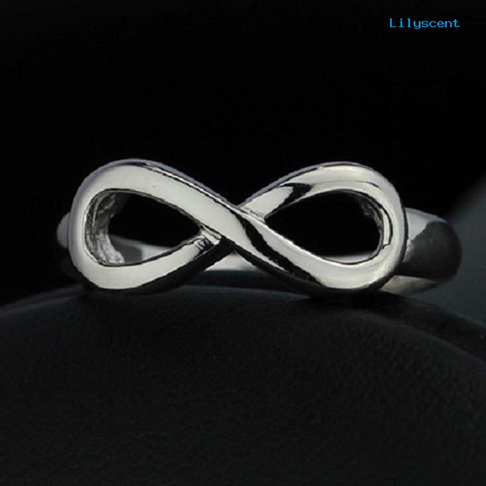 Cincin Desain Simbol Eternity Endless Love Untuk Wanita