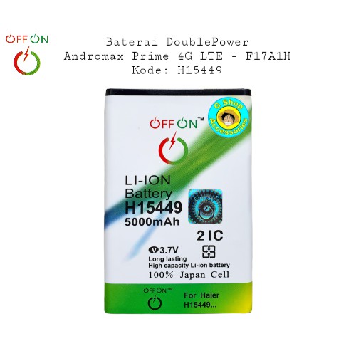Baterai Batre Doublepower Andromax Prime 4G LTE F17A1H Battery H15449