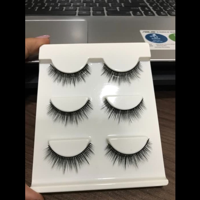 (BOW) 3pasang Bulu Mata Palsu Import (Z3D05,Y-03,3D-34,3D-01,3D-16,3D-41,3D-77,H-65,JKX12,Y-01,Z3D02,3D-03,H-74)