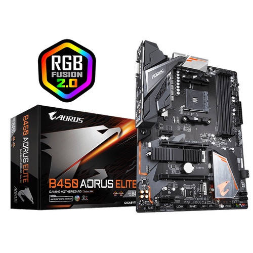 MOTHERBOARD GIGABYTE B450 AORUS ELITE