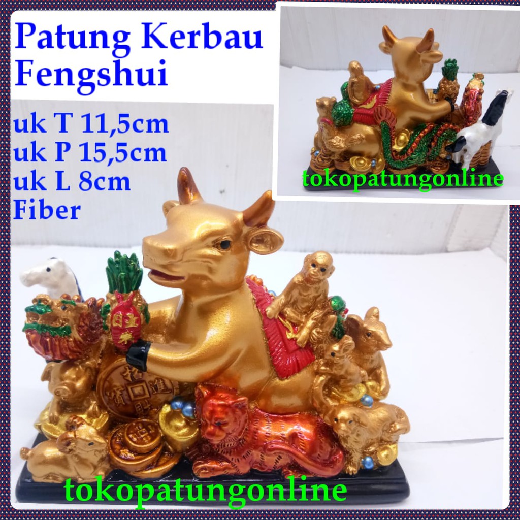 Patung Kerbau Fengshui 12 Shio 021A