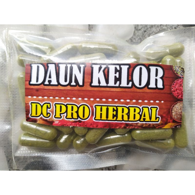 

kapsul daun kelor herbal isi 100