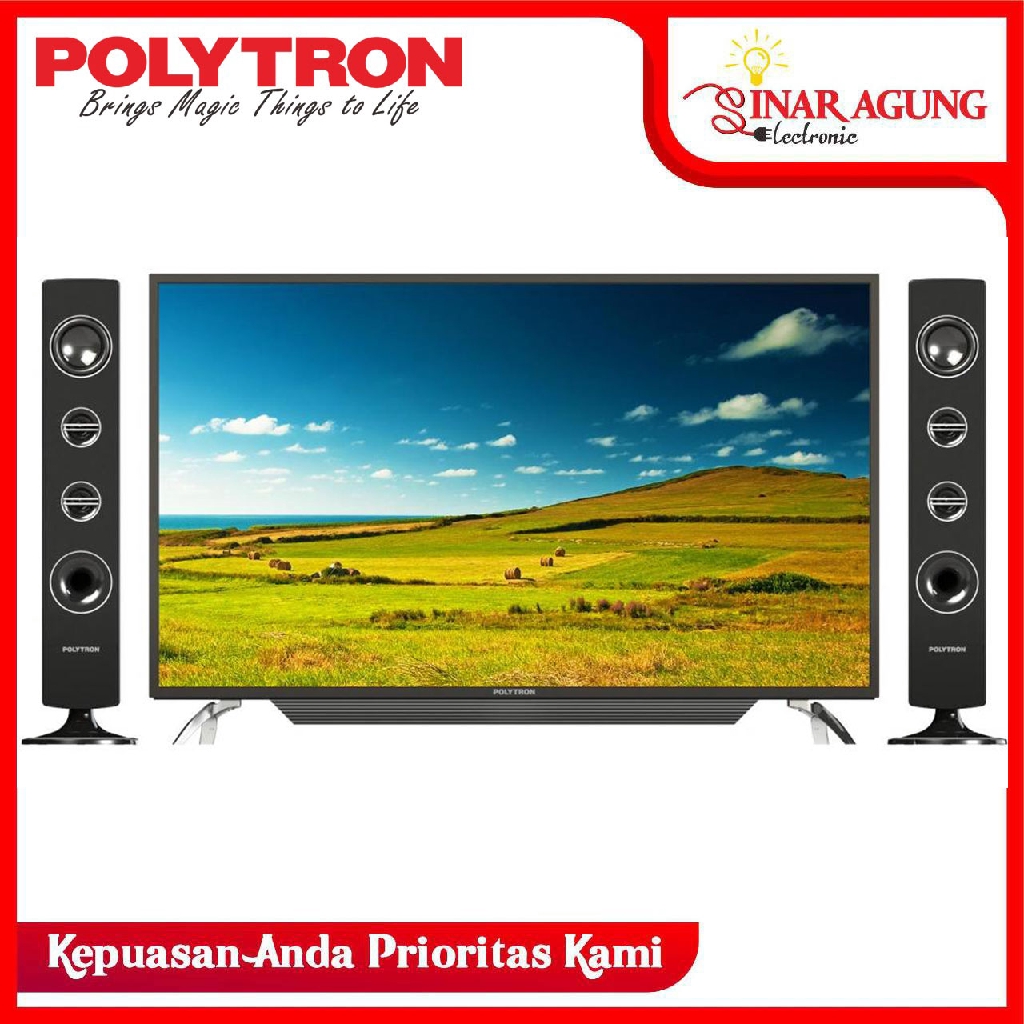 Led Tv Polytron Pld 43ts153 43 Ts 153 Tower Speaker Fhd Tv 43 Inch Digital Tv Usb Movie Shopee Indonesia