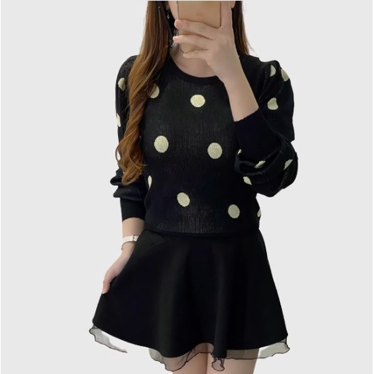 polkadot sweater premium