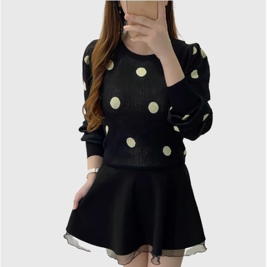 polkadot sweater premium