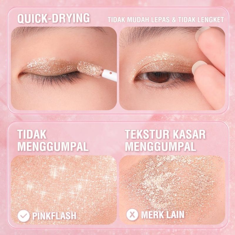 Pinkflash Double Glow 2in1 All Glow Eyeshadow Waterproof
