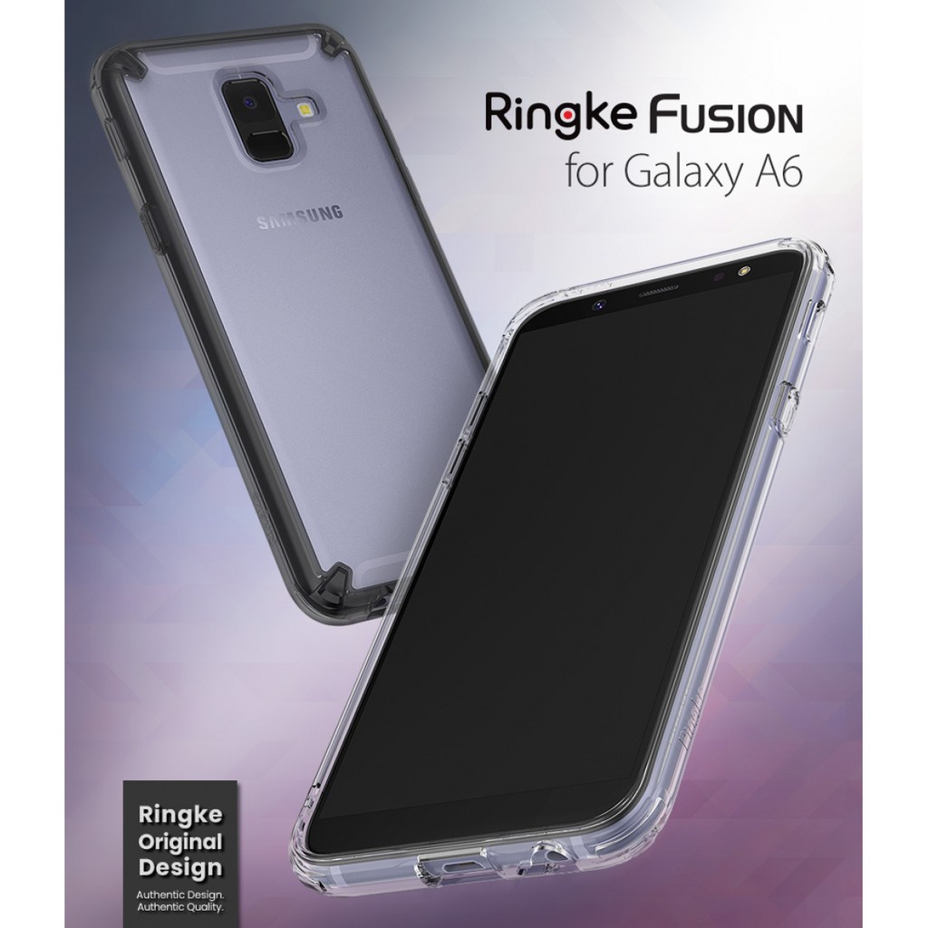 Original Rearth Ringke Fusion Case Galaxy A6 2018 Crystal View