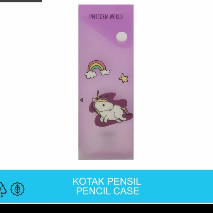 

Berkualitas Tempat Pensil Pulpen Ungu Motif Unicorn Hemat