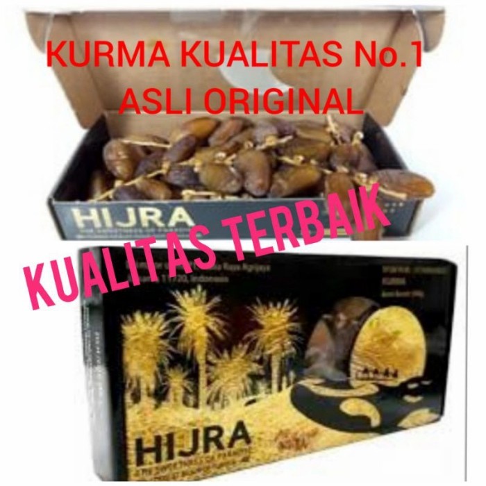 

kurma HIJRA tunisia tangkai deglet nour 500 gr asli original termurah