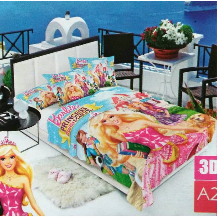Selimut Bulu Lembut Motif Barbie Princess
