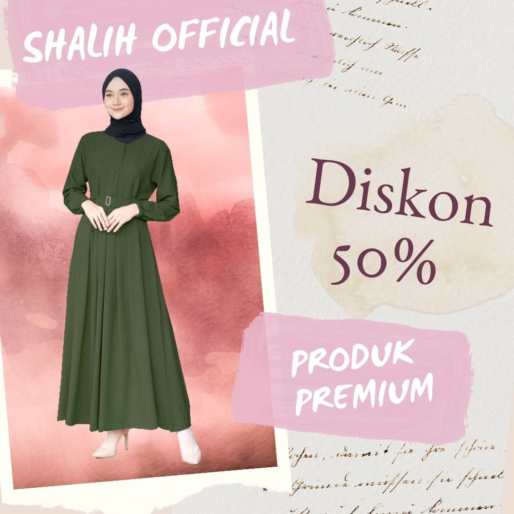 Gamis Hijab Pakaian Butik Busana Muslim Muslimah Wanita perempuan Syari Berkualitas Terbaru ARMY