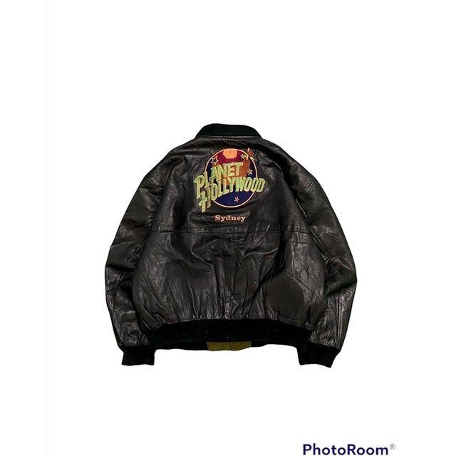 jaket reversible leather second planet hollywood vintage original lakers second raiders second