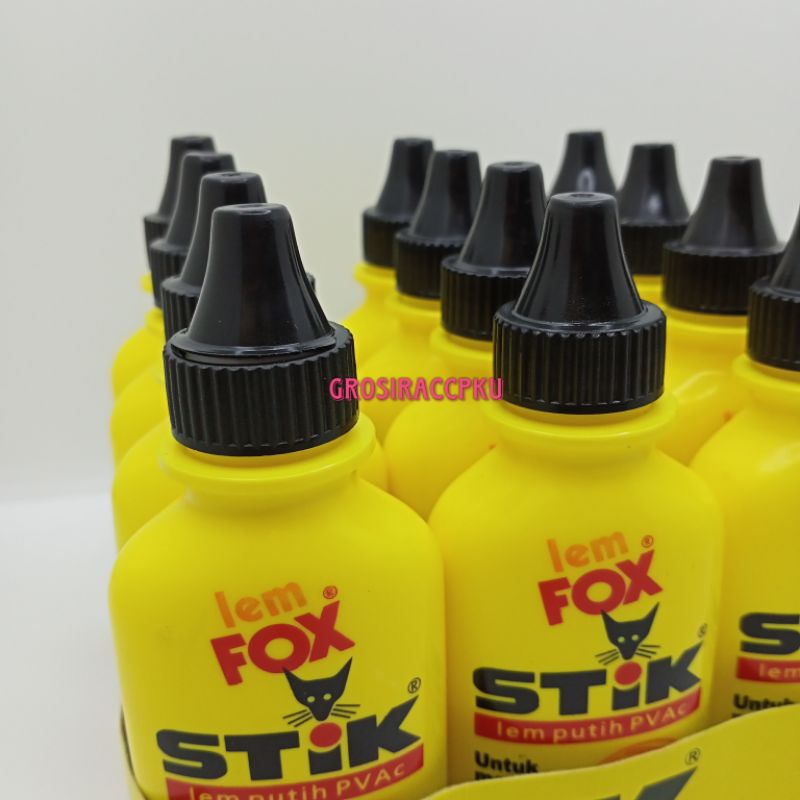 LEM FOX STIK PVAC 60 Gram Murah Meriah