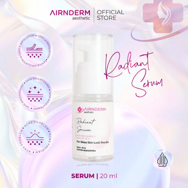 [ Kai_Shoppii ] AIRIN BEAUTY RADIANT SERUM ALL SKIN TYPE 20ML | Serum Radiant By Airin Beauty Care