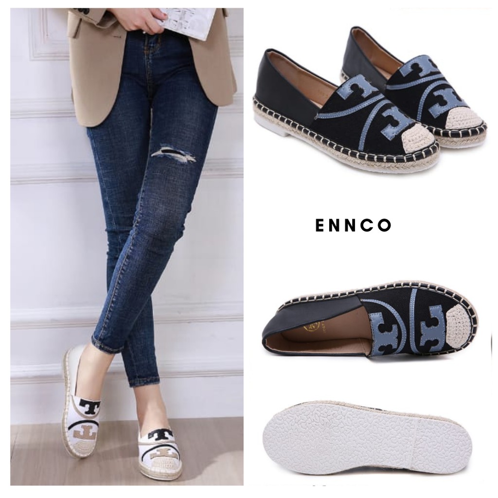 READY  SEPATU WANITA  TB FLAT NYLON SHOES 644B