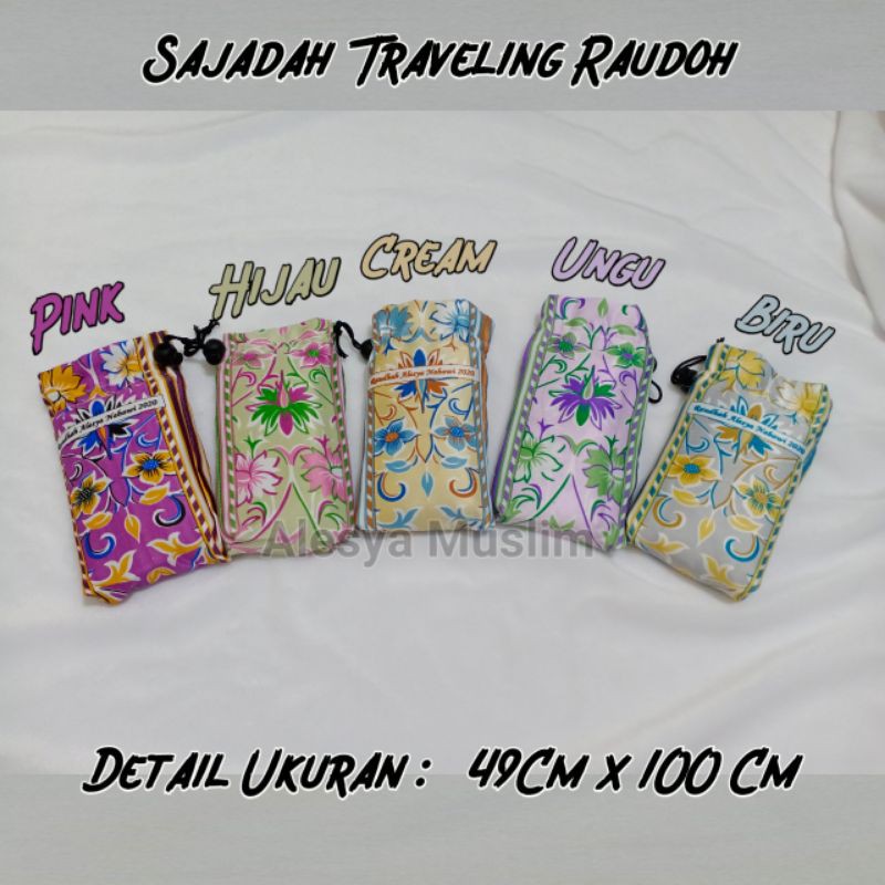 sajadah pouch raudoh turky