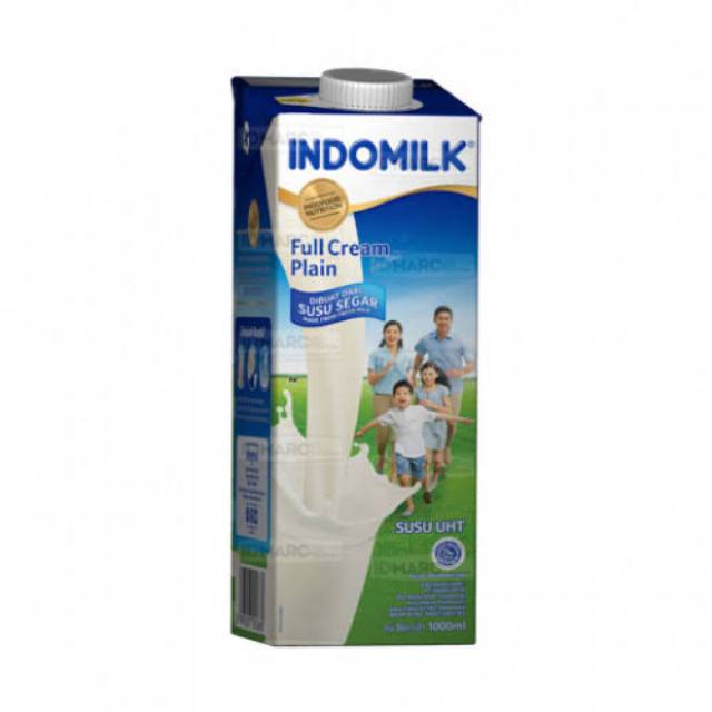 

Indomilk Full Cream Plain 1000 Ml Susu UHT