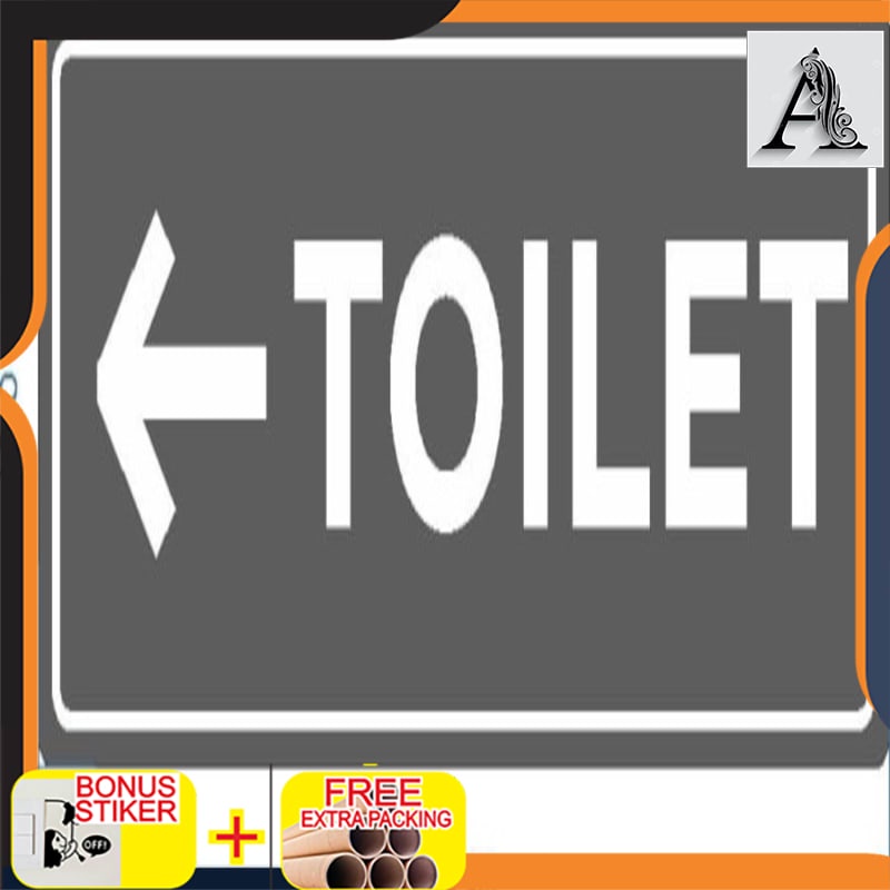 

Murah Custom Sign toilet akrilik