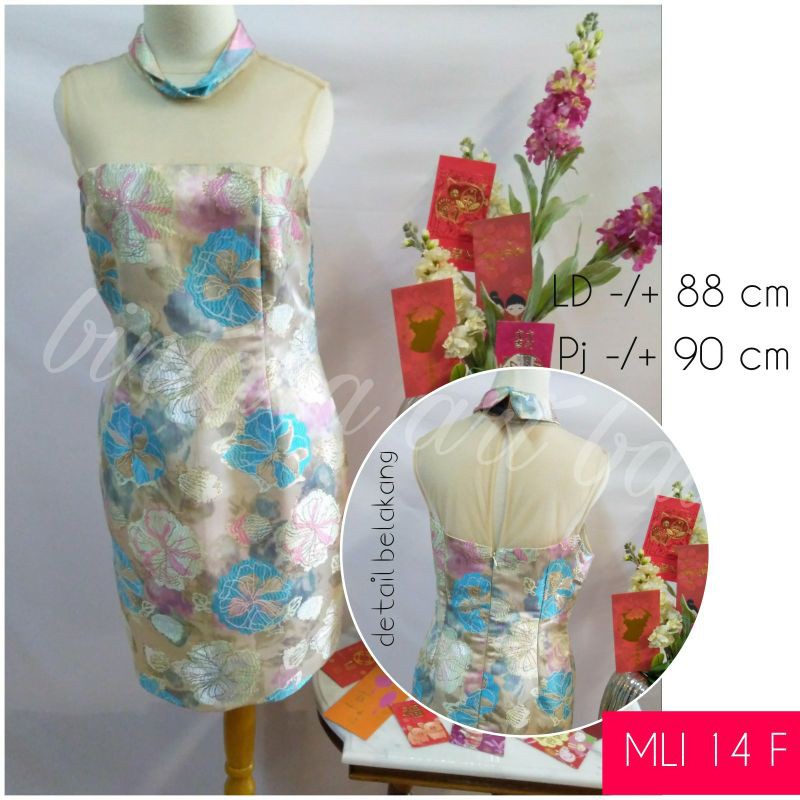 dress imlek dress wanita chinese fashion dress shanghai