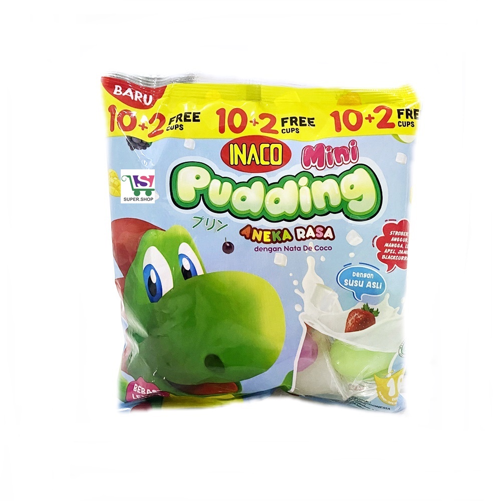 Inaco Mini Pudding (isi 10 + 2 pcs)