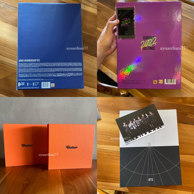 MURAH Jual Outbox BTS Global Official Fanclub Membership ARMY Kit 8th Season Greetings 2022 Butter P