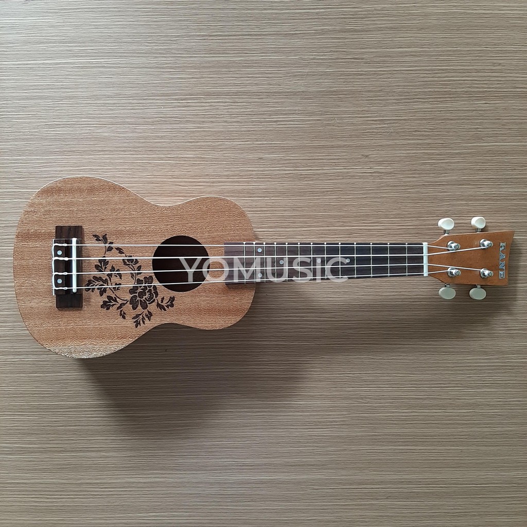 Ukulele Kane Sopran 21 Inch Laser Cutting Motif Kane Original Indonesia