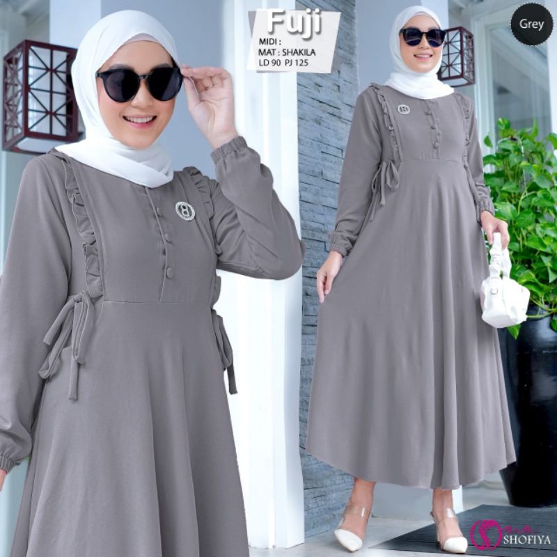 FUJI MIDI ORI SHOFIYA | MIDI DRESS ORI SHOFIYA