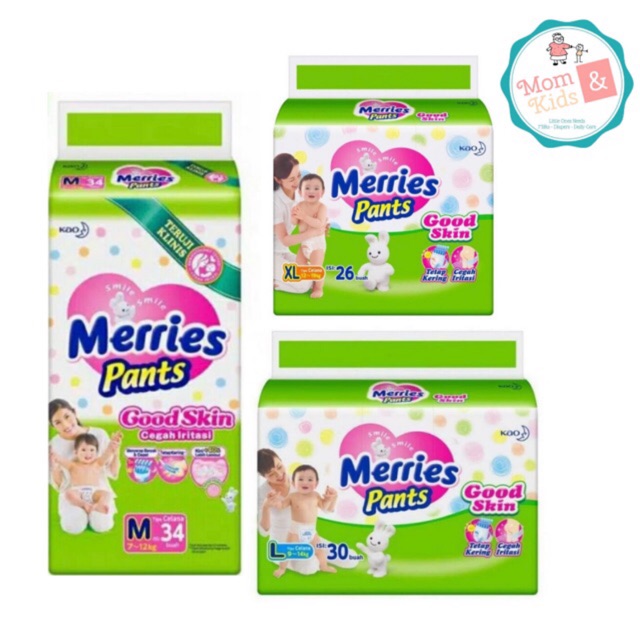 Merries Pants Good Skin M34 / L30 / XL26 / XXL 28