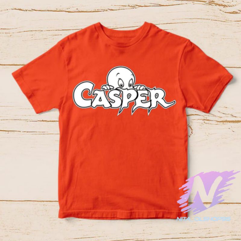 kaos anak kartun casper