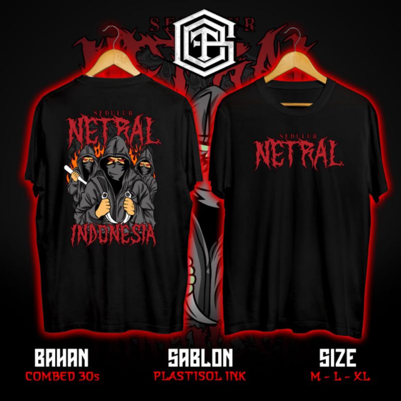 KAOS SEDULUR NETRAL INDONESIA-KAOS SNI-KAOS SEDULUR NETRAL KEKINIAN-KAOS SAUDARA NETRAL INDONESIA