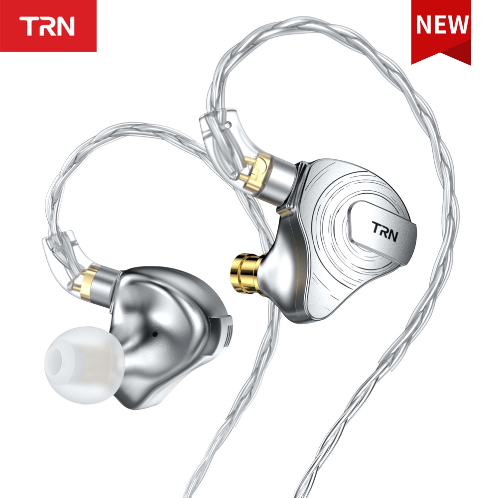 Trn ST5 Earphone In Ear Hybrid 1DD 4BA IEM HIFI Monitor 2Pin Bahan Metal Untuk BA5 / ST1 / V30