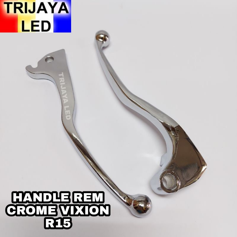 Handle Rem Chrome Crome Vixion Old New Nva Nvl Advance Scorpio R15 v3 Handel Standar Matic Crom Kopl