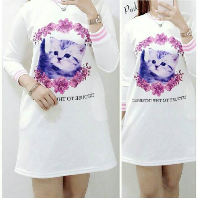 Tunik Kucing Impor Scuba Premium